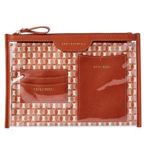 Time & Tru Sustainable Signature Pouch- Gingham
